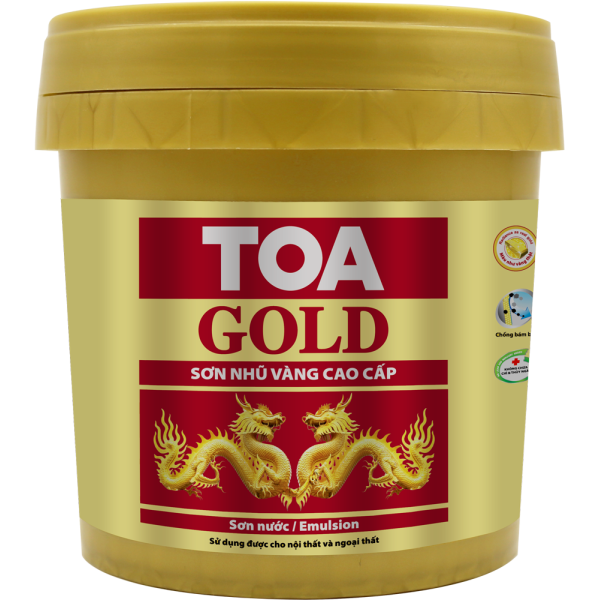 Sơn nước nhũ vàng cao cấp TOA GOLD EMULSION - 1L